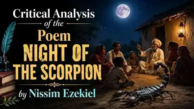 Critical Analysis of the Poem Night of the Scorpion by Nissim Ezekiel