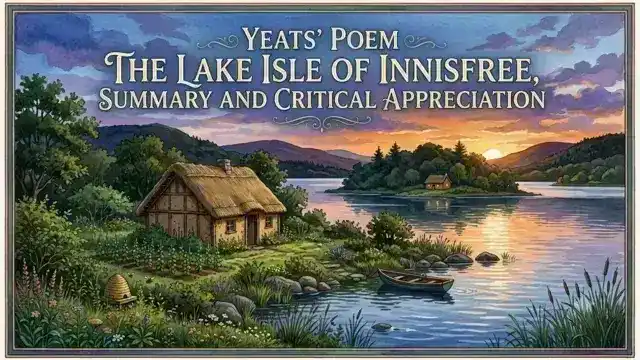 Yeats’ Poem The Lake Isle of Innisfree, Summary and Critical Appreciation