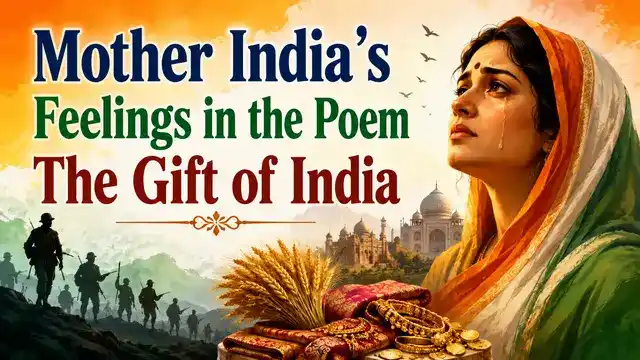 Mother India's Feelings in the Poem The Gift of India
