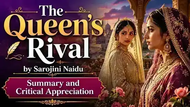 The Queen’s Rival by Sarojini Naidu, Summary and Critical Appreciation