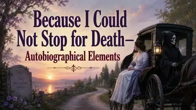 Because I Could Not Stop for Death—Autobiographical Elements