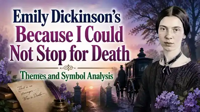 Emily Dickinson's Because I Could Not Stop for Death, Themes and Symbol Analysis