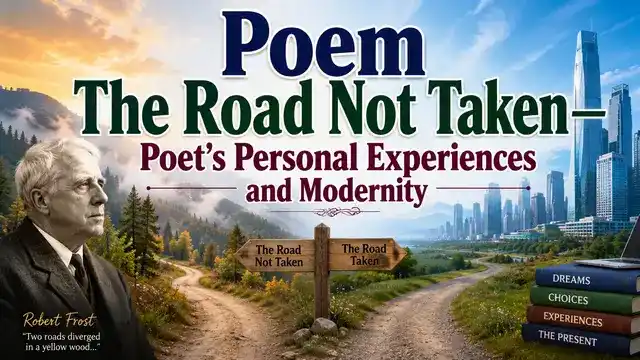 Poem The Road Not Taken—Poet’s Personal Experiences and Modernity
