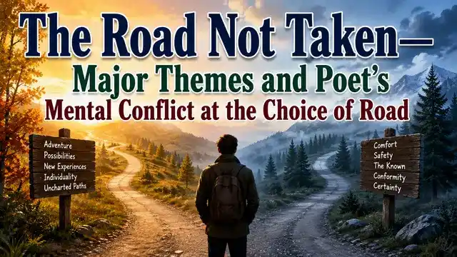 The Road Not Taken—Major Themes and Poet’s Mental Conflict at the Choice of Road