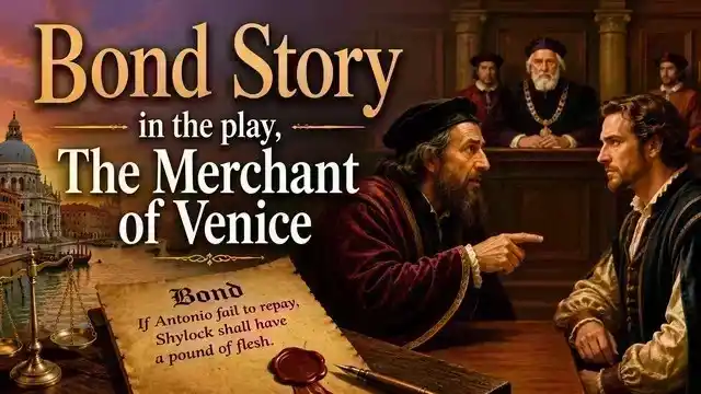 Bond Story in the play, The Merchant of Venice