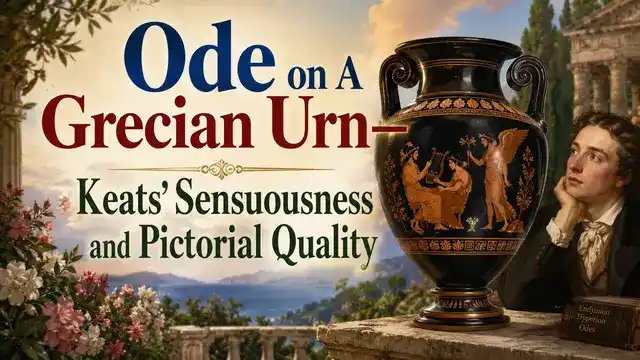 Ode on A Grecian Urn— Keats' Sensuousness and Pictorial Quality