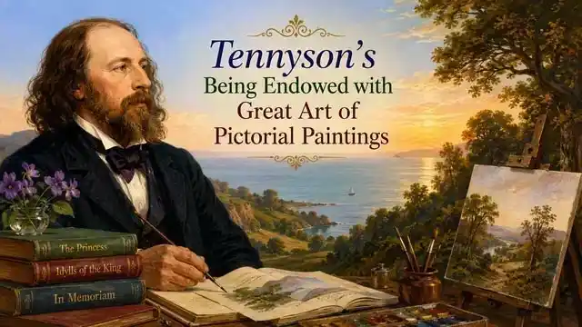 Tennyson’s Being Endowed with Great Art of Pictorial Paintings