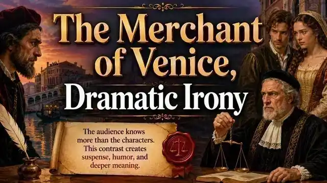 The Merchant of Venice, Dramatic Irony