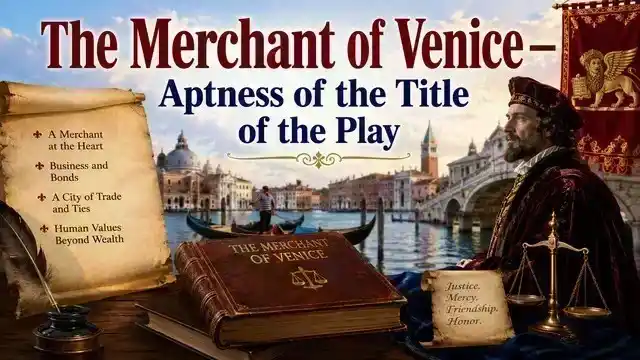 The Merchant of Venice— Aptness of the Title of the play
