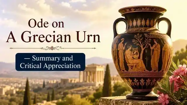 Ode on A Grecian Urn — Summary and Critical Appreciation