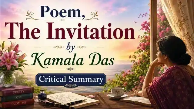 Poem, The Invitation by Kamala Das, Critical Summary